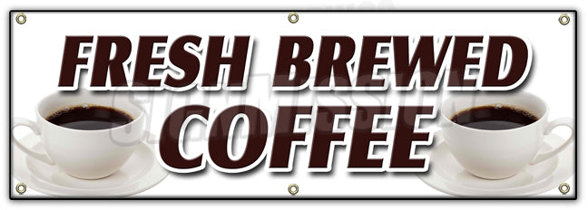 Fresh Brewed Coffee Banner