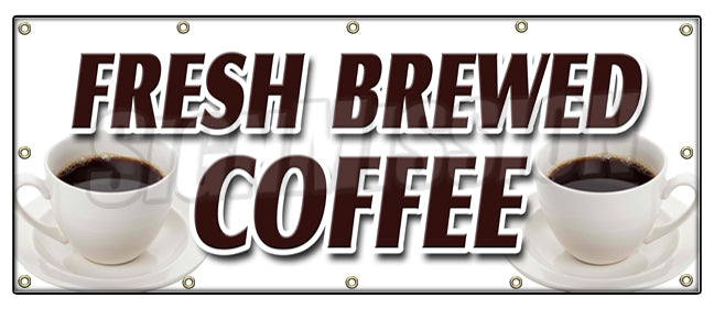 Fresh Brewed Coffee Banner