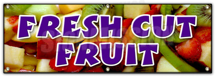 Fresh Cut Fruit Banner