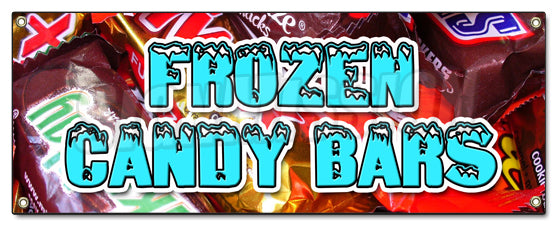 Frozen Candy Bars Banner