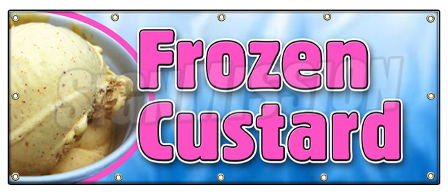 Frozen Custard Banner