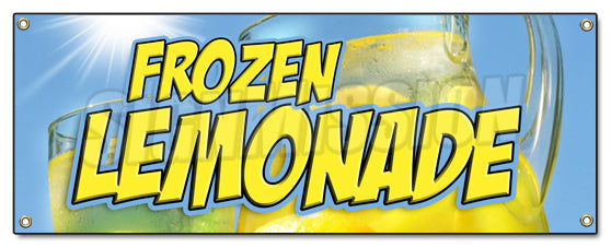 Frozen Lemonade Banner