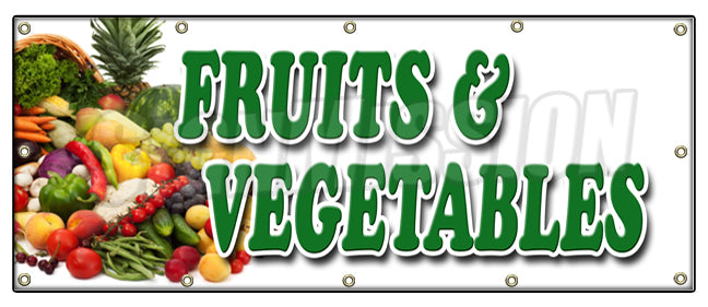 Fruits & Vegetables Banner