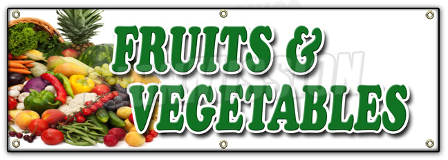 Fruits & Vegetables Banner