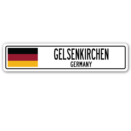 GELSENKIRCHEN, GERMANY Street Sign