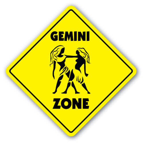Gemini Zone Vinyl Decal Sticker