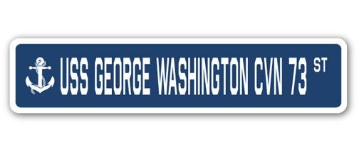 USS George Washington Cvn 73 Street Vinyl Decal Sticker