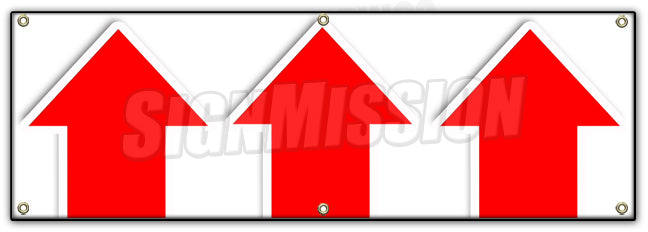 Giant Up Arrow Banner