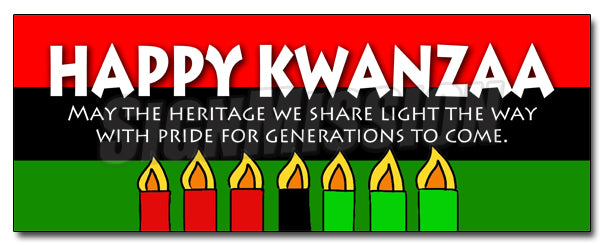 Happy Kwanza May The Her Decal