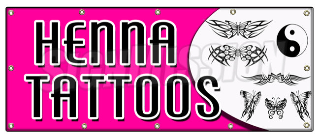 Henna Tattoos Banner