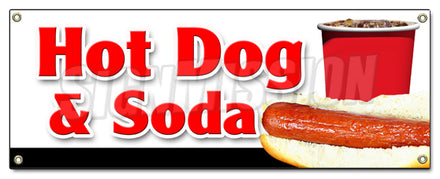 Hot Dogs & Soda Combo Banner