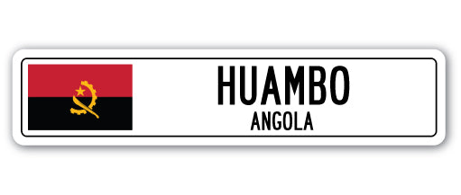 HUAMBO, ANGOLA Street Sign