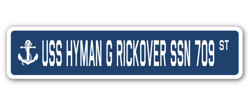 USS Hyman G Rickover Ssn 709 Street Vinyl Decal Sticker