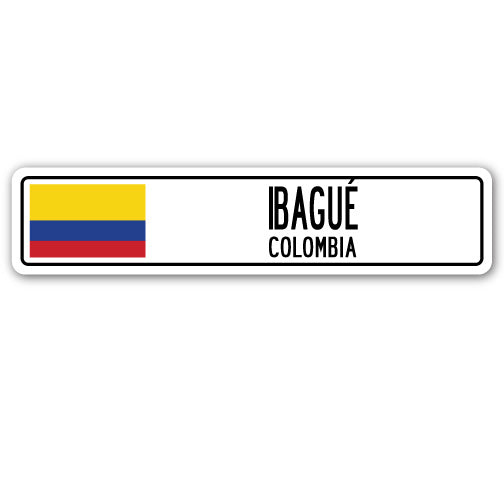 IBAGUE, COLOMBIA Street Sign