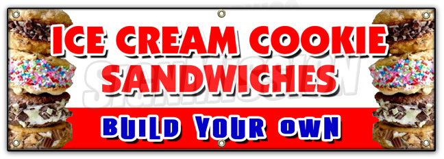 Ice Cream Cookie Sandwic Banner