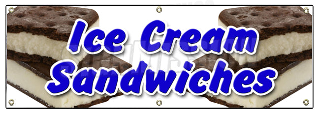 Ice Cream Sandwiches Banner