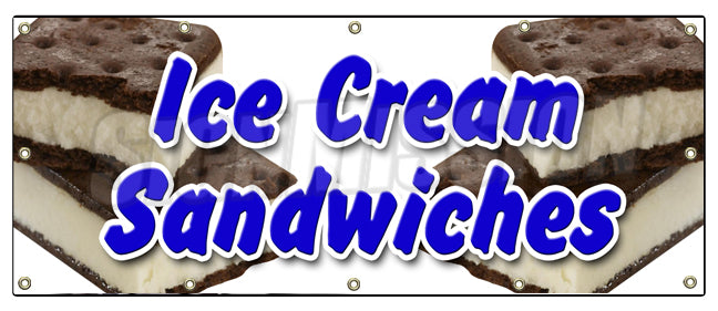 Ice Cream Sandwiches Banner