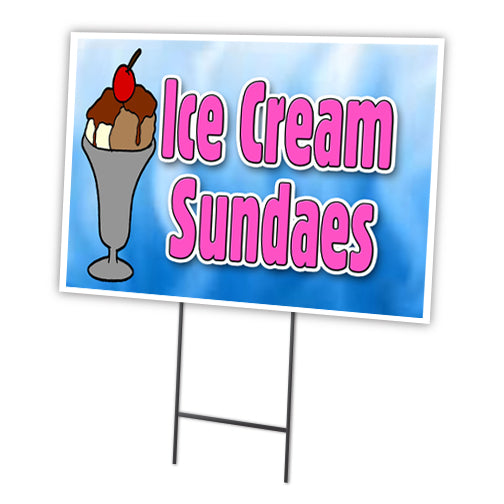 ICE CREAM SUNDAES