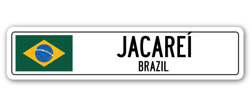 JACAREE, BRAZIL Street Sign