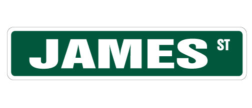James Street Vinyl Decal Sticker