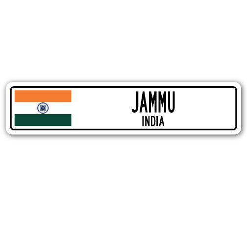 JAMMU, INDIA Street Sign
