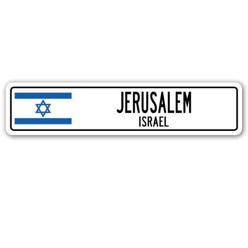 JERUSALEM, ISRAEL Street Sign