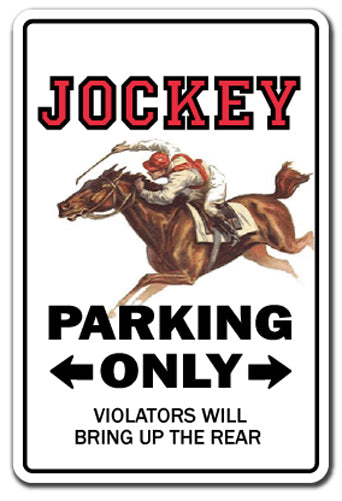 Jockey Vinyl Decal Sticker