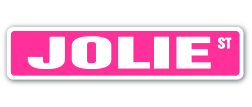 Jolie Street Vinyl Decal Sticker