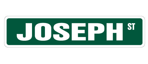 Joseph Street Vinyl Decal Sticker
