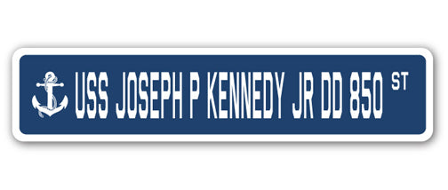 USS Joseph P Kennedy Jr Dd 850 Street Vinyl Decal Sticker