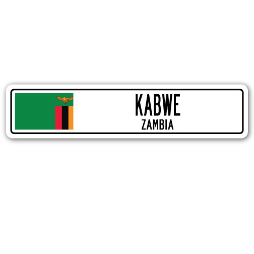 KABWE, ZAMBIA Street Sign