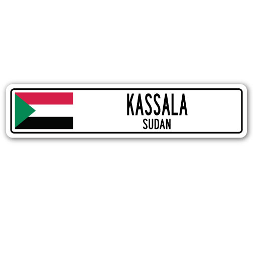 KASSALA, SUDAN Street Sign