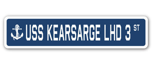 USS KEARSARGE LHD 3 Street Sign