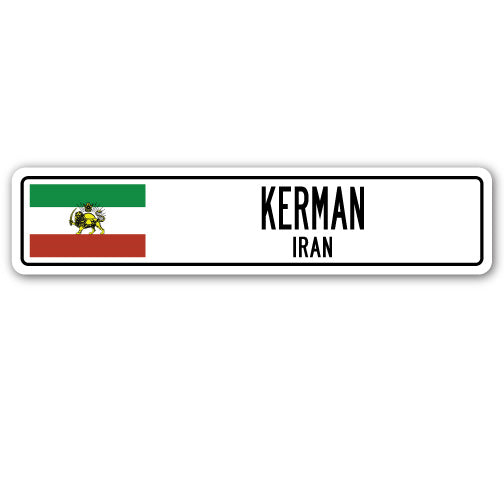 KERMAN, IRAN Street Sign
