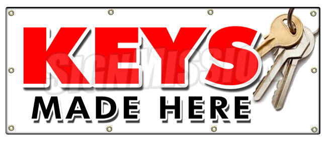 Keys Made Here Banner