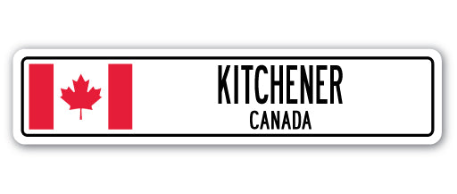 KITCHENER, CANADA Street Sign