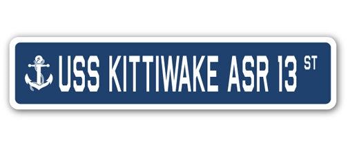 USS Kittiwake Asr 13 Street Vinyl Decal Sticker