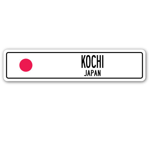 KOCHI, JAPAN Street Sign