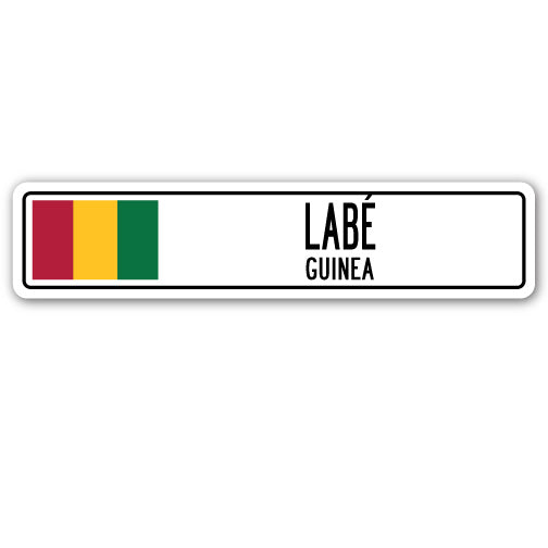 LABE, GUINEA Street Sign