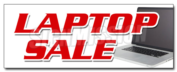 Laptop Sale Decal