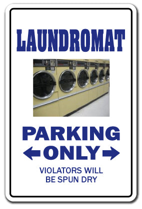 LAUNDROMAT Sign