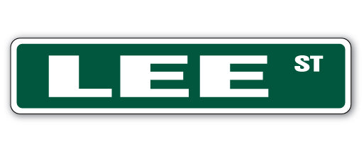 LEE Street Sign