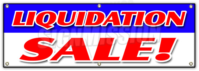 Liquidation Sale Banner