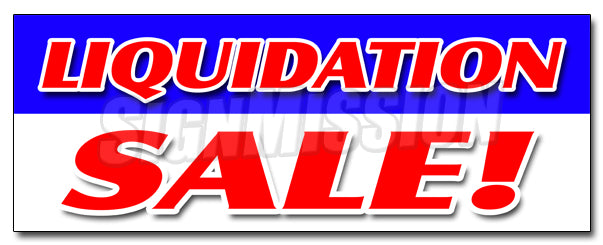 Liquidation Sale Decal