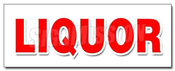 Liquor Decal