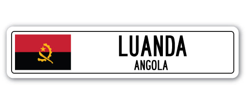 LUANDA, ANGOLA Street Sign