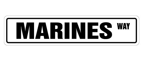 Marines Street Vinyl Decal Sticker