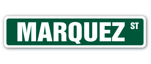 Marquez Street Vinyl Decal Sticker