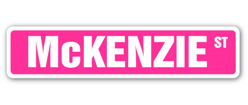 Mckenzie Street Vinyl Decal Sticker