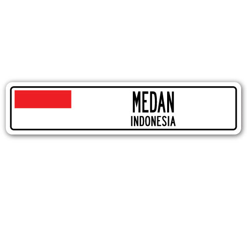 MEDAN, INDONESIA Street Sign